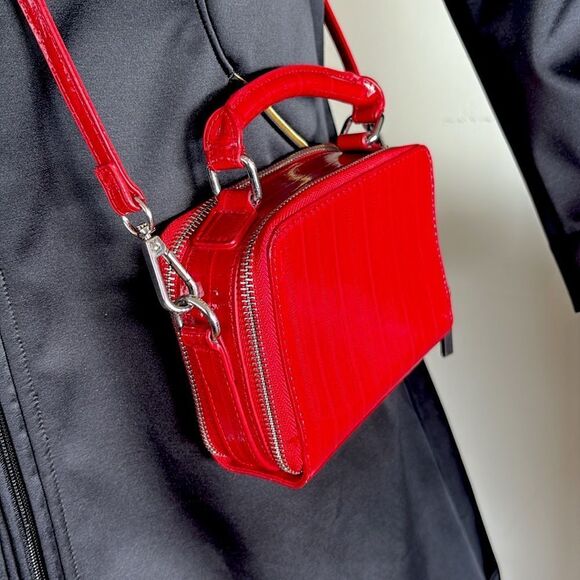 Urban Outfitters Vegan Leather Mini Satchel Crossbody Bag - Picture 2 of 13